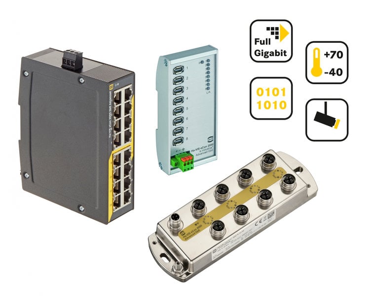 HARTING annonce des switches Ethernet de nouvelle génération à même de transférer des images et d’importants flux de données sans altérer les performances du réseau